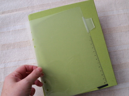 ペンホルダー付きプラスチックシート